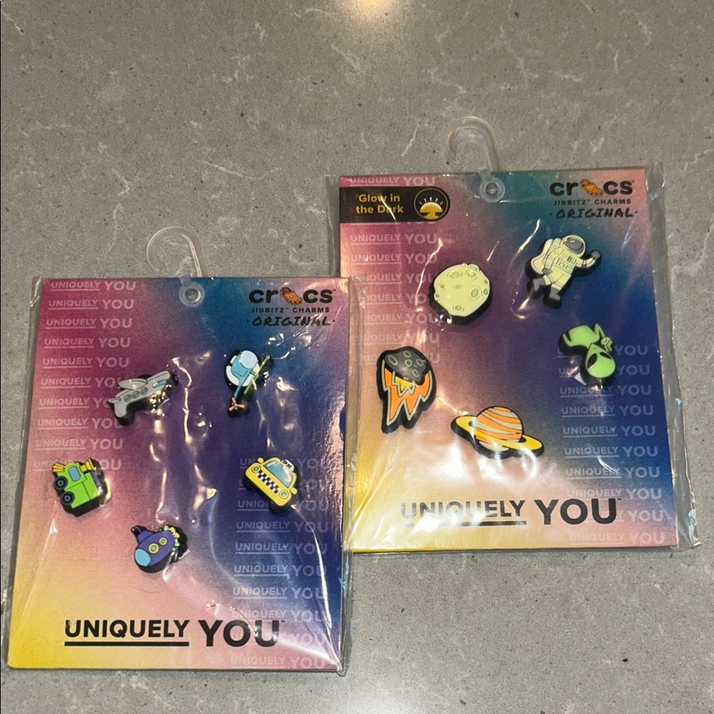 CROCS Space-Themed Jibbitz Charms Set